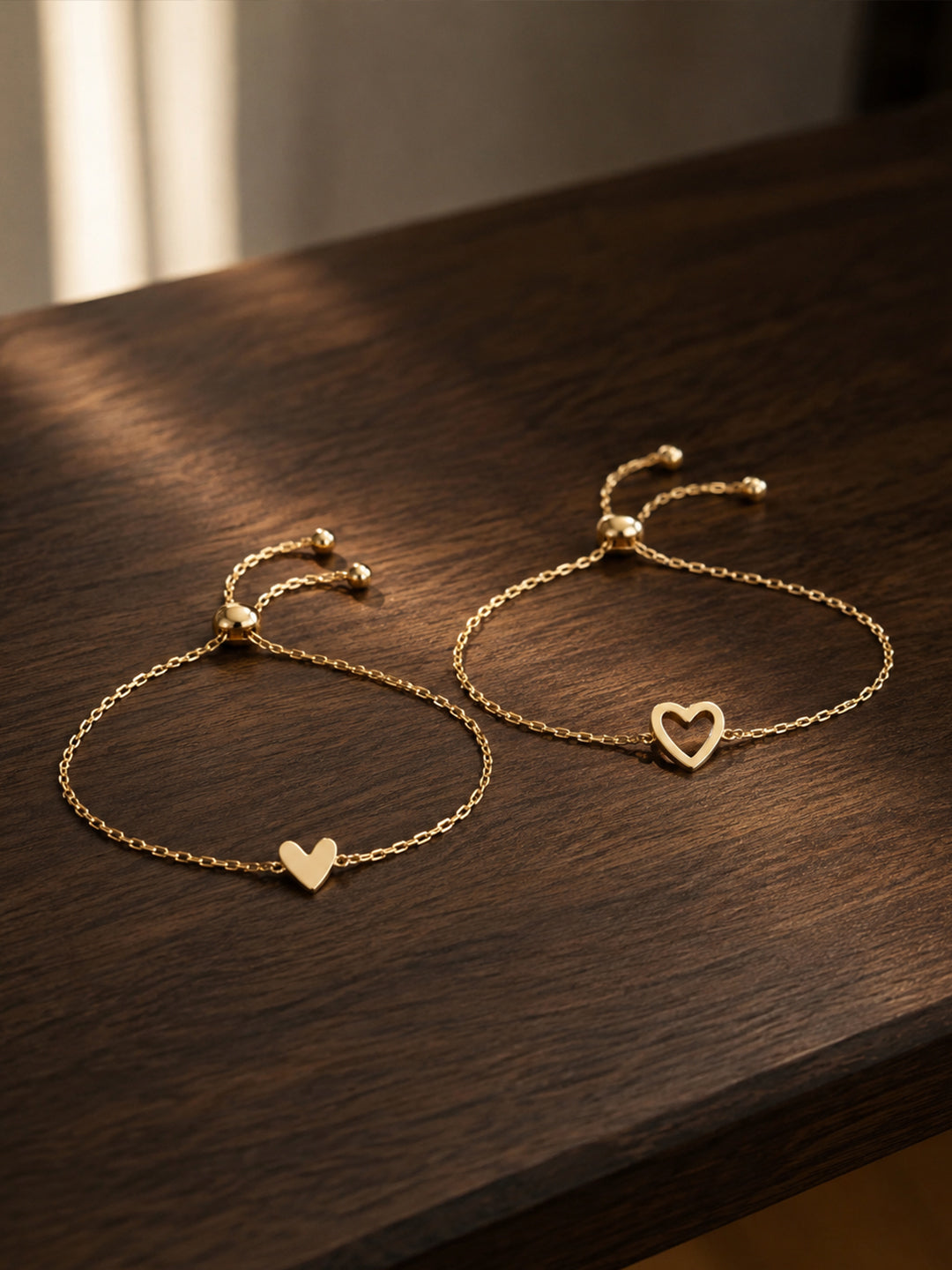 Aura 18K Kalpli Minimalist Bileklik