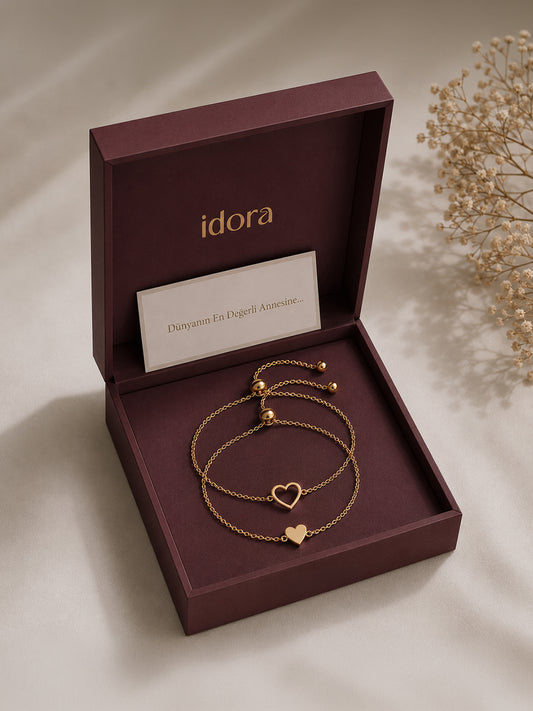 Aura 18K Kalpli Minimalist Bileklik